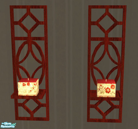 Sims 2 — TC 77 Christine -  Wall Lights by H3wwy — Welcome to Christine\'s dining room. As warm and inviting as she is