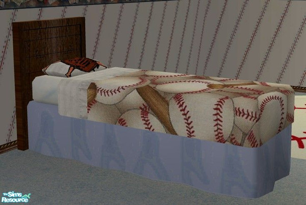 Sims 2 — Dugout Bedroom - Single Bedframe by Riverwillows — Great bedroom featuring hand-me-down weathered oak furniture,