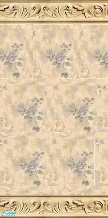 Sims 2 — Lilac Roses_Wood Trim by DEANNA73070 — 
