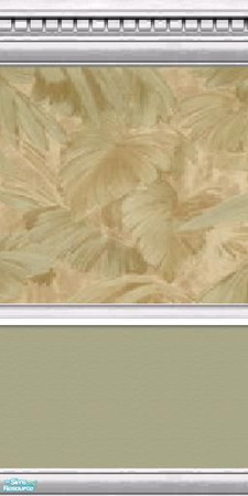 Sims 2 — Jungle Leaves Wall by DEANNA73070 — 