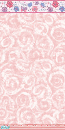 Sims 2 — Spring Pink Swirls by tiny_tams_sims — Spring pink swirls perfect for your lil girls rooms or any where your