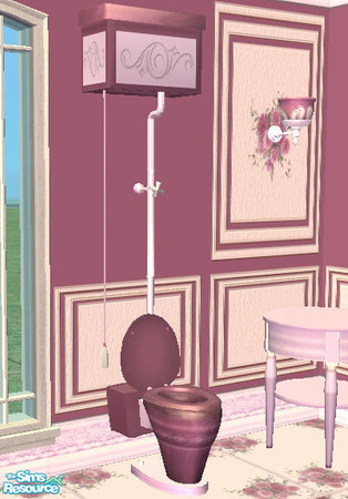 Sims 2 — Haille Bathroom - High Toilet by Cloisonne — 
