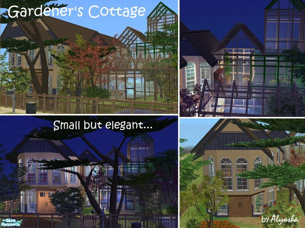 Sims 2 — Gardener\'s Cottage by Alyosha — Another of my new batch of Seasonal Cottages. This time, a bit smaller, esp.