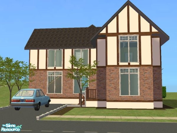 Sims 2 — Simple Living Starter Home (Unfurnished) by Joe2007 — First house of my Simple Living Collection, it is