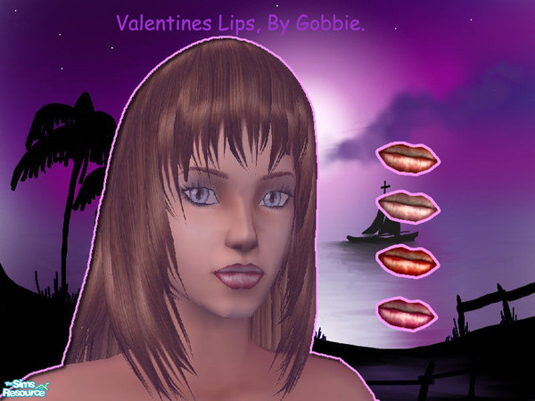 Sims 2 — Valentines Lips by gobby — 
