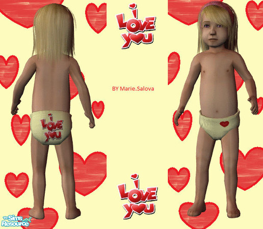 Sims 2 — Hearts by MarieSalova — for the yellow babys who like hearts...