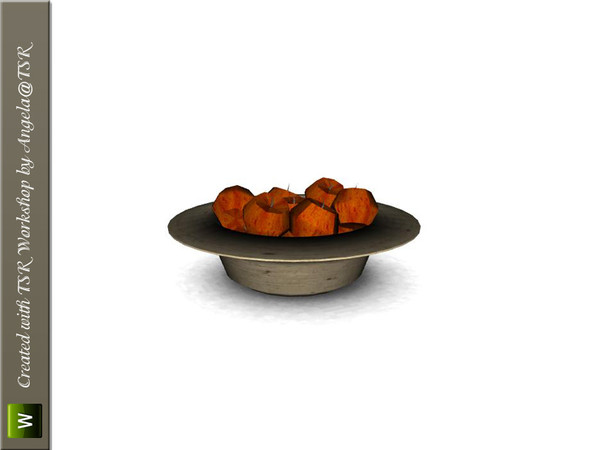 Sims 3 — Toulon Dining Apples by Angela — Toulon Dining Apples, deco only! Made by Angela@TSR (2010) Please don't clone