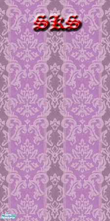 Sims 2 — Damask Wallpaper Set #3 - Azalia by 71robert13 — Azalia Striped damask wallpaper. Pattern is seamless in all 4