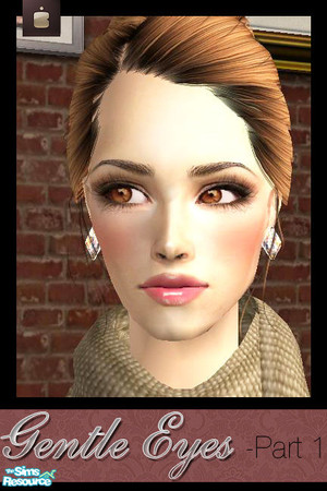 Sims 2 — Gentle Eyes Collection - Part 1 -  Light Brown by haiduong — This is a set of 8 eye colors and you can see that