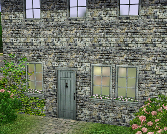 Sims 3 — SU Aged Cottage Wall by samusa06 — Created by Samusa06. TSRAA