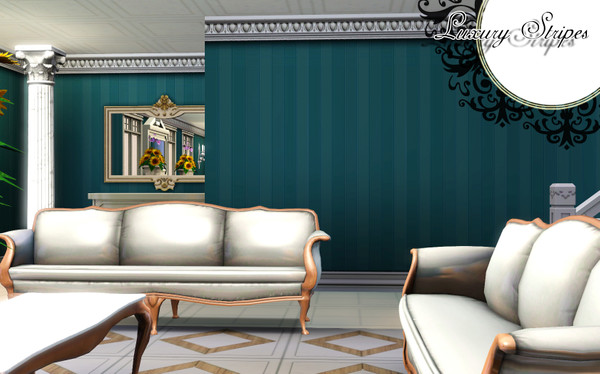 Sims 3 — Luxury Stripes by TSR Archive — By Pralinesims -under Geometric