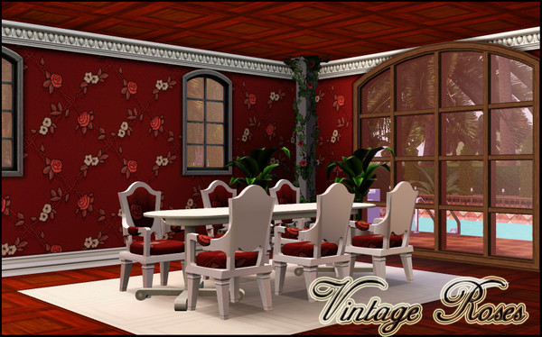 Sims 3 — Vintage Roses by TSR Archive — By Pralinesims -under Theme