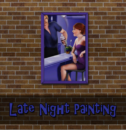Sims 3 — Late Night Painting 2 by VoodooBG — Late Night Painting 2