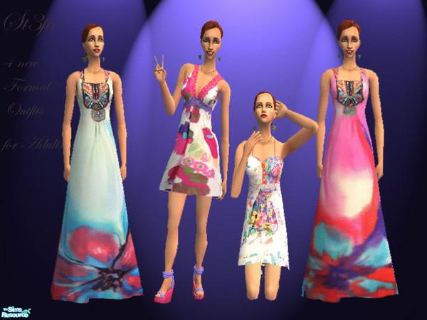 Sims 2 — =Summer Set=by st3fa by st3fa — Some new outfits for your sims girls.