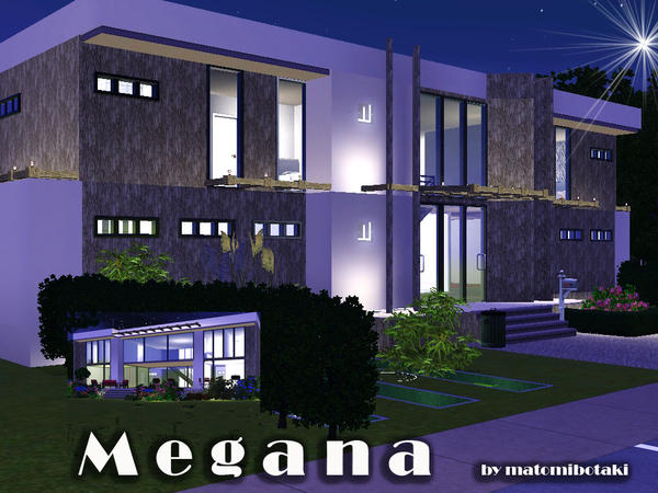 Sims 3 — Megana  by matomibotaki — Exclusive house with stylish ambiente and lovely decorated surrounding. The house is