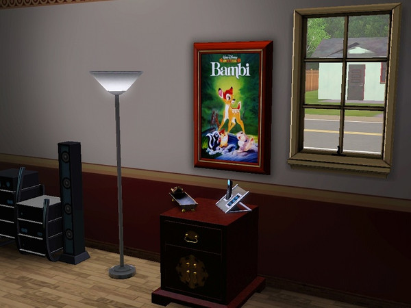 Sims 3 — Bambi DVD poster by paterdave2 — This is a painting of the poster from the DVD of Disney's Bambi