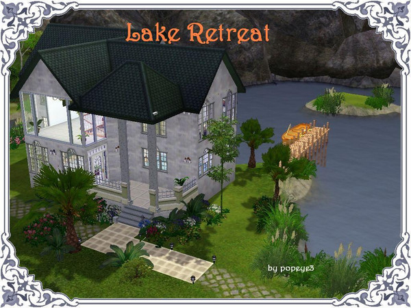 Sims 3 — Retreat by popeye3 — Spacious 2 bedroom, 1 bathroom home with open plan lounge dining room and kitchen. first