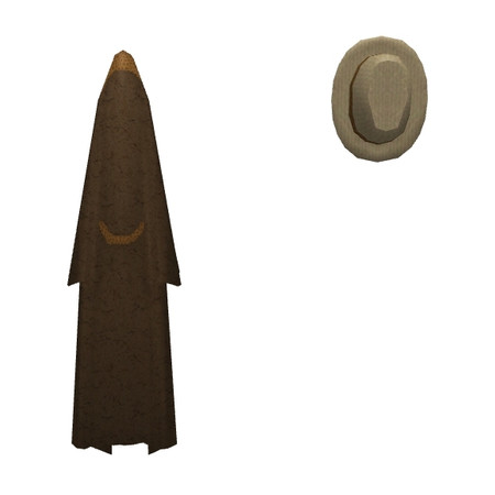 Sims 3 — Coat and Hat by Dgandy — Hangs on wall. Under Decorative-miscellaneous.