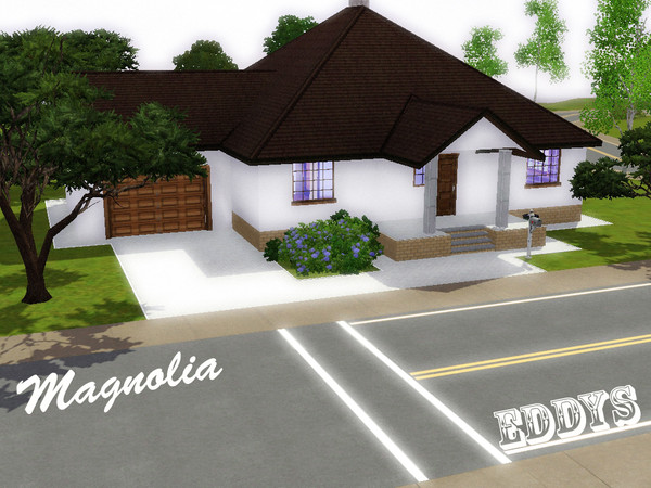 Sims 3 — Magnolia by eDDys for TSR by eddys — Fully furnished beautyful decorated with TSR CC family lot. Three bedrooms,