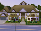 Sims 3 — Elegant Loft Mansion by ltforensicgirl — This 2-story + informal basement homes is complete with 3 bedrooms each
