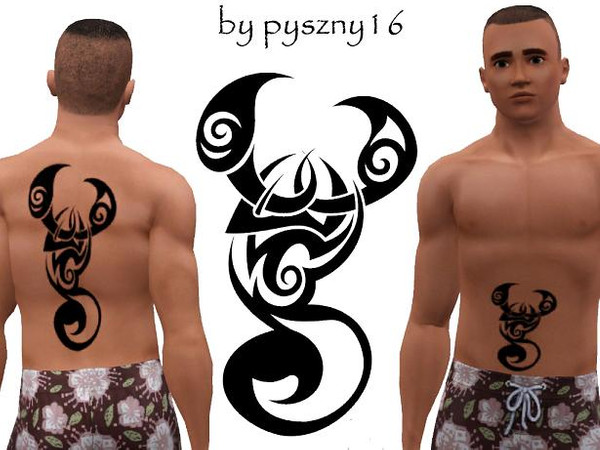 Sims 3 — pyszny16_tattoo_Scorpion_5 by pyszny16 — 