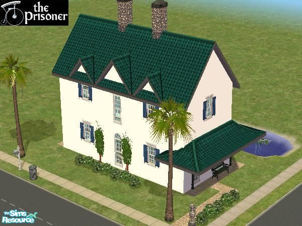 Sims 2 — Mermaid Cottage (Portmeirion / The Prisoner) by Hordriss — Cottage from the Italianate themed village of