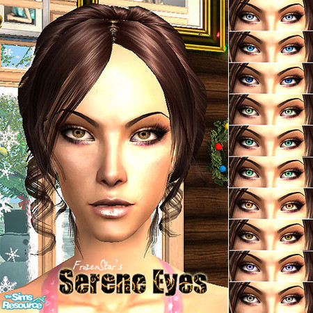 Sims 2 — Serene Eyes Set by FrozenStarRo — My first set of eyes and I\'m very pleased with it ^_^