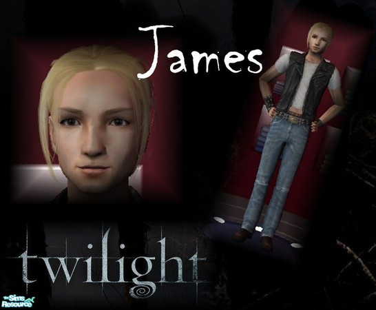 Sims 2 — James by ifonlyihadorli — As the head of the evil nomadic vampires, James is the first to come to the Twilight