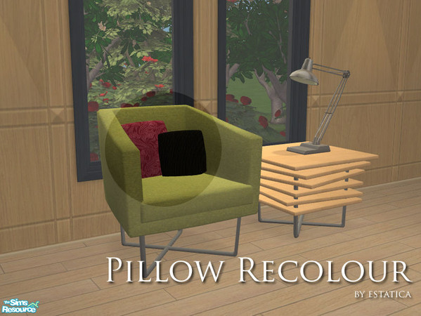 Sims 2 — Ankur Armchair - Pillow Recolour #2 by estatica — Part of the Ankur Set. Don\'t forget to download the mesh!