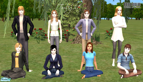 Sims 2 — Twilight Characters by __gatitos__ — 