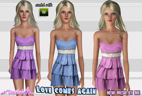 The Sims Resource - Love comes again *New mesh by Sims2fanbg(me)*