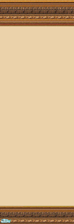 Sims 2 — jsf2StickleyGoldenStraw by jsf — Golden straw colored paint is held in Stickley style mouldings. Please find in