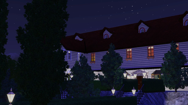 Sims 3 — HIlltop Manor by ertt95 — a high class mansion with 2br, 2bth. this sleek house has an older charm though it is