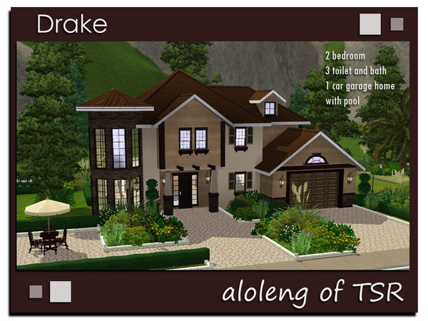 Sims 3 — Drake by aloleng — Requires WA expansion pack.