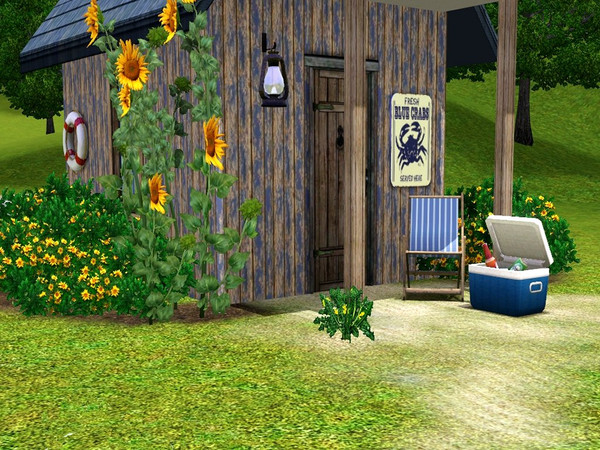 Sims 3 — Kat-beach-wood by katalina — katalina TSR TSRAA Great for weathered beach shacks, or any weather beaten facade.