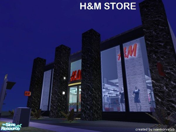 Sims 2 — H&M STORE by ivanhorvatsb — H&M STORE (Complete it furnishing and decorating)