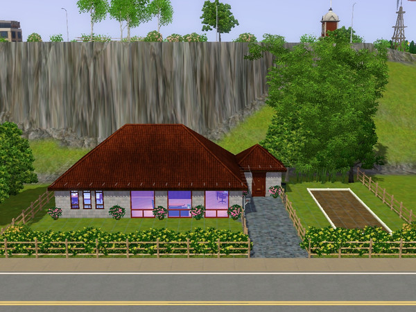 Sims 3 — Haus Angela (No CC) by DO5NBR — A sweet little home for a family with one or two children. 2BR, 1BA, Garden
