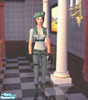 Sims 2 — Jill Valentine  by marycrow — This Is Jill Valentine outfit 1 from RE Remake. She wear a beret with the
