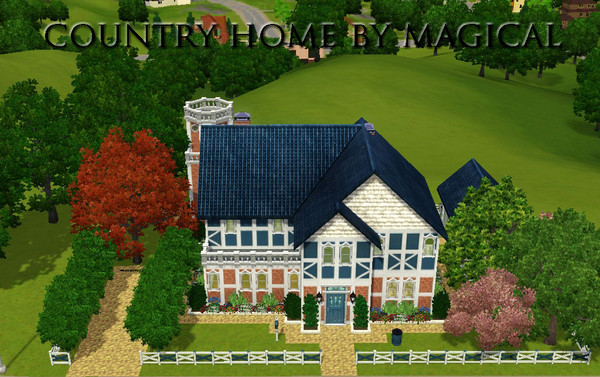 Sims 3 — Country Home by Magical Metamorphosis — Country Home, a place to relax, read a book, play chess or practice