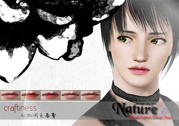 Sims 3 — zoe lip craftiness by forevermy — design by zoe