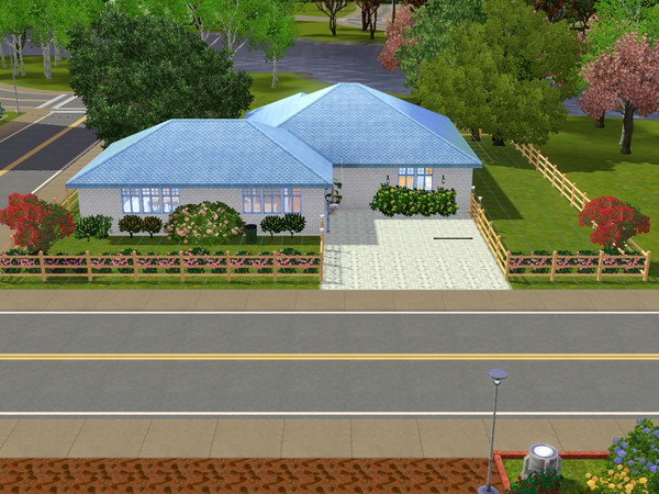 Sims 3 — Haus Andrea by DO5NBR — A romantic and luxurious home for a family with one or two children. 2 bedrooms, a large