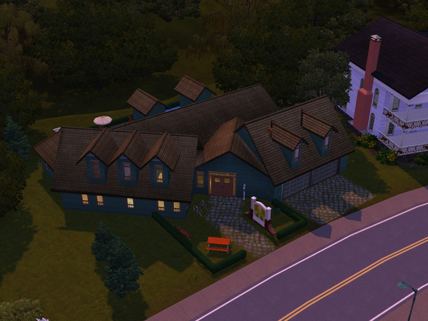 Sims 3 — La Ville by maryeri89 — 4 Rooms, 2 bath, parking 2 cars, living and dinning room