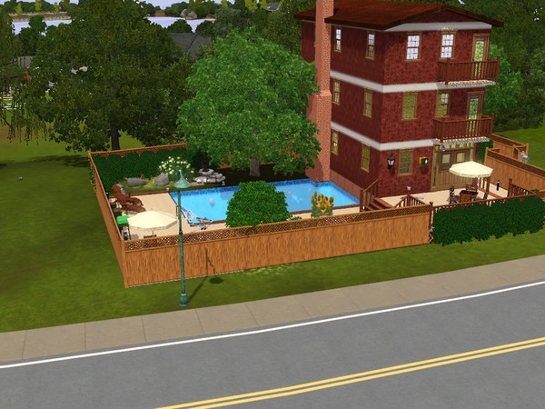 Sims 3 — Steps by maryeri89 — 2 bedrooms, 3 baths, pool, kitchen and 2 salon