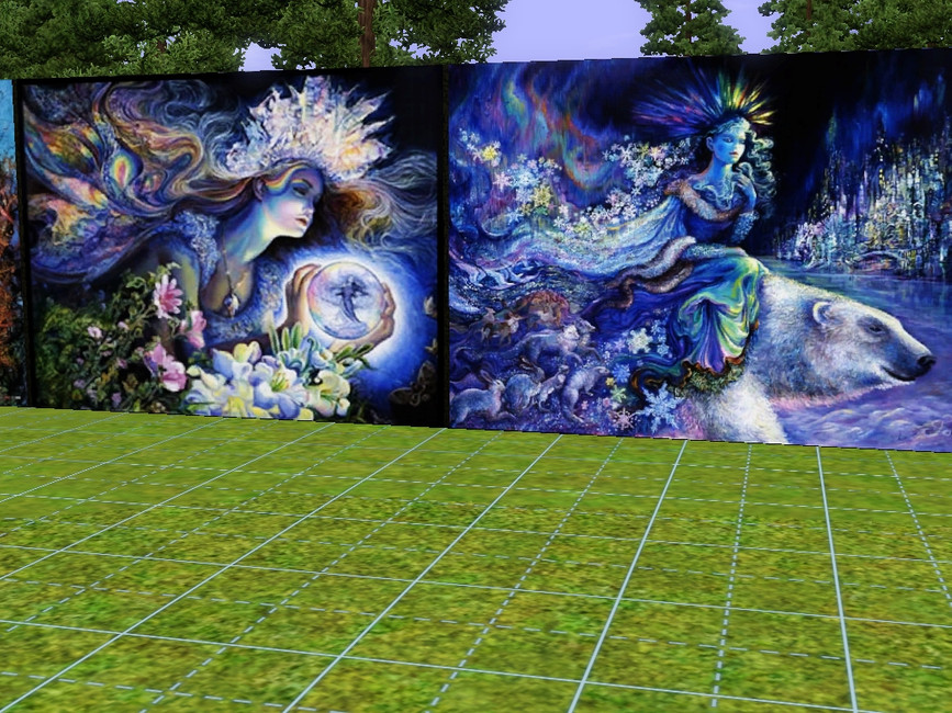 The Sims Resource Josephine Wall Murals pt2
