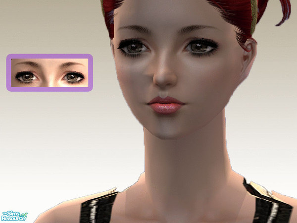 Sims 2 — Full Styles Mascara - Black Long by TSR Archive — For the fans