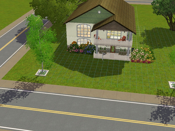 Sims 3 — Haus Anette by DO5NBR — Comfortable house for a family with one or two children. 2 bedrooms, 2 baths and a