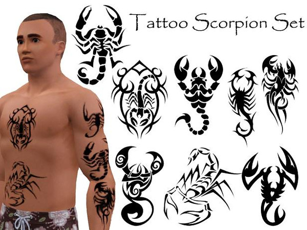 Sims 3 — Tattoo_Scorpion_Set_pyszny16 by pyszny16 — 