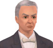 Sims 3 — Butler Laurent by ShelleyB — (NOTE: Butler is a YA with Cas aging to ensure he isn't the oldest member of a