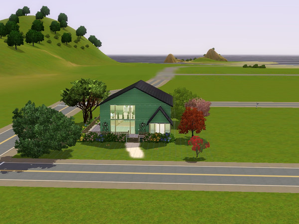 Sims 3 — Haus Brenda by DO5NBR — A luxurious home for rich Sim-families. 3 bedrooms, 3 bathrooms and a veranda.