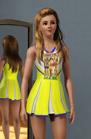 Sims 3 — Bring it cheerleader  by dons123 — A cute new cheerleading outfit for teens, young adults and adults